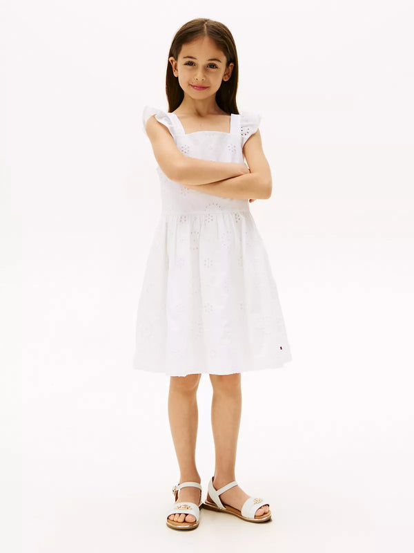 Vestido Tommy Hilfiger Blanco Kids