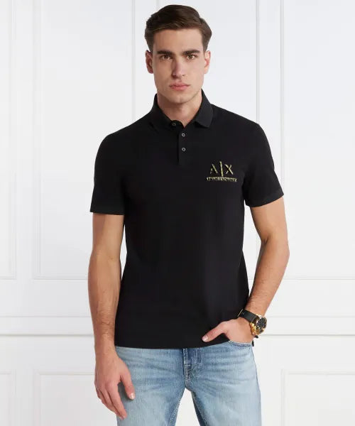 Polo Armani Exchange Negro