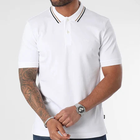 Polo Hugo Boss Blanco