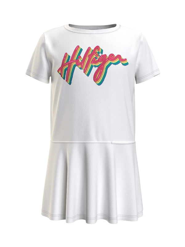 Vestido Tommy Hilfiger Blanco Kids