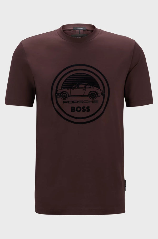 T-shirt Hugo Boss Vino Tinto