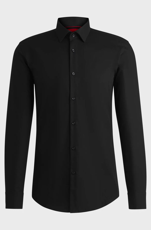 Camisa Manga Hugo Boss Negro