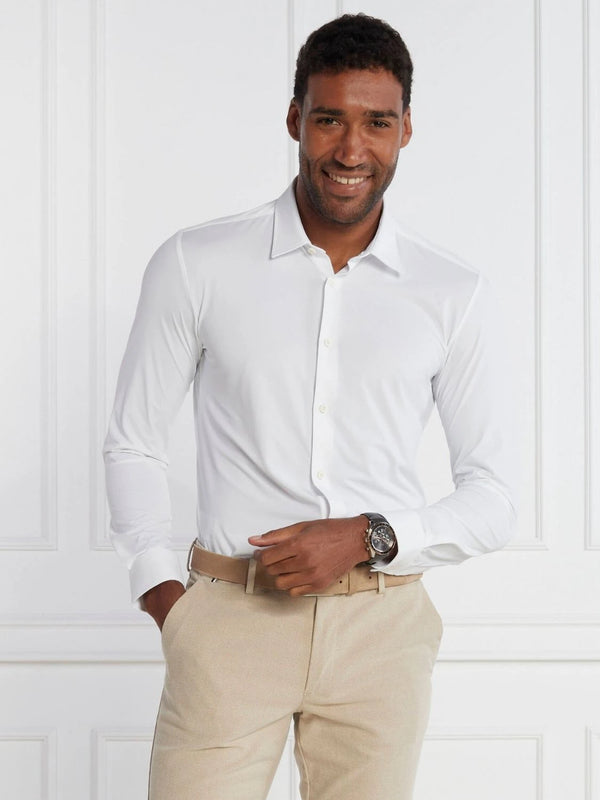 Camisa Manga Hugo Boss Blanco