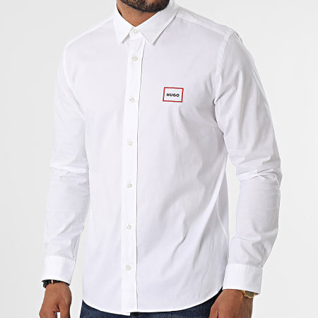 Camisa Manga Hugo Boss Blanco