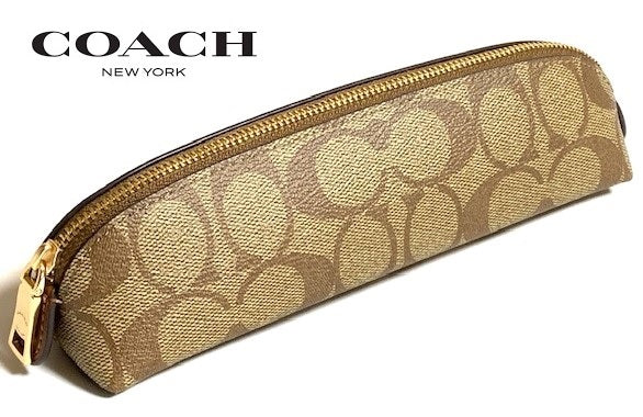 Cartuchera Coach Beige