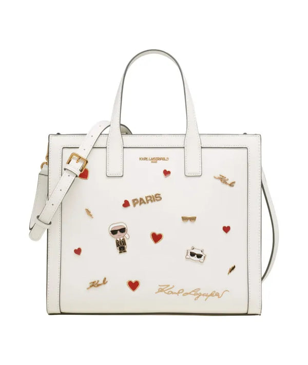 Bolso Manos Libres Karl Lagerfeld Blanco