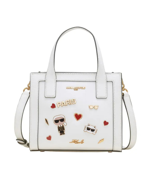 Bolso De Mano Karl Lagerfeld Blanco