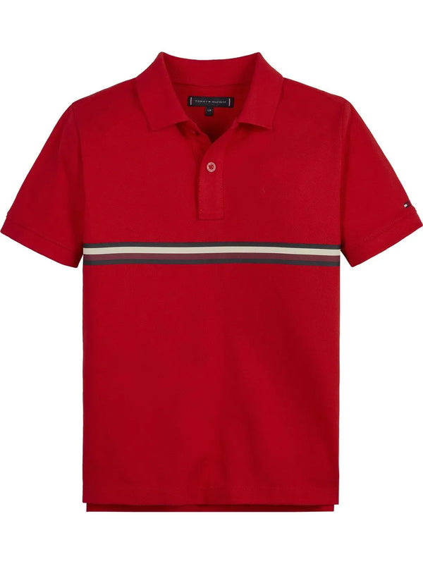 Polo Tommy Hilfiger Roja Kids