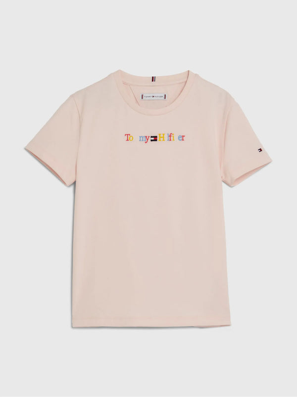 T-shirt Tommy Hilfiger Rosado Kids