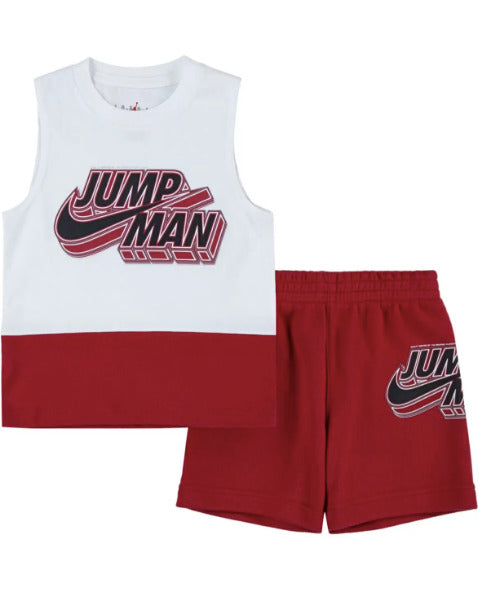 Conjunto Nike Jordan Rojo Kids