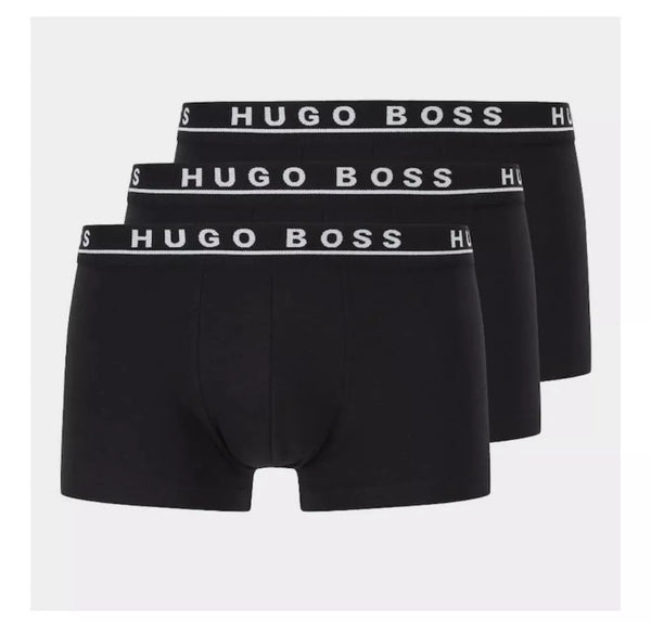 Boxer Hugo Boss Pack x3 Negro