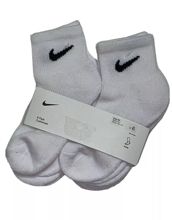 Medias Pack x6 Nike Blanco Kids