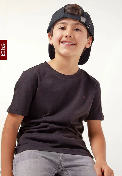 T-shirt Tommy Hilfiger Negro Kids