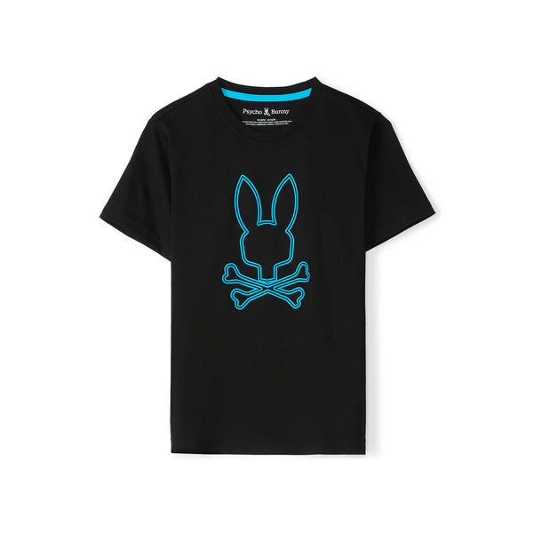 T-shirt Psycho Bunny Negro Kids